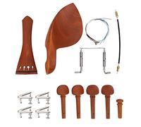 VBESTLIFE 1 Set di Accessori per Violino Jujube Wood per 4/4 Violin Music 2 tra Cui Scegliere(con Lo spago) Cordiera Violino 4/4