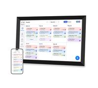 VBESTLIFE 10.1 "Calendario Digitale CAREA CHORE, Touchscreen Interattivo FHD, Muro e Scrivania del Calendario Digitale WiFi Smart WiFi Montato per L'organizzazione del Tuo Calendario 2025