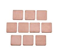 VBESTLIFE 10 Pcs 20 * 20mm Copper HeatSink Dissipatore di Calore Rame Thermal Pad per laptop CPU GPU(1.5mm)