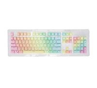 VBESTLIFE 104 Tasti Personalizzati Copritasti, Materiale PBT Ergonomico Tastiera del Computer Keycaps, Universale Traslucido Tastiera Meccanica Keycap Set