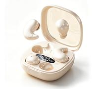 VBESTLIFE 2 Paia Auricolari per Dormire, Auricolari Wireless Bluetooth 6.0 Design Piatto per Chi Dorme Sul Fianco con Custodia di Ricarica, Comodi per Esercizi di Lavoro (colore della pelle)