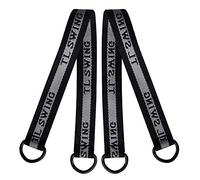 Vbestlife 2 Pezzi di Cinghie per Alberi altalene Kit di Sospensione Cinghia di Sicurezza Accessori per altalene 45 cm Barra Orizzontale Barra di Collegamento Perfetta per amache a Dondolo