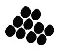 VBESTLIFE 5 Paia Copri Auricolari per Cuffie, Copri Sudore in Cotone Lavabili e Riutilizzabili per Cuffie con Cuscinetti da 9-11 Cm, Ampiamente Compatibili (BLACK)