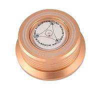 VBESTLIFE 50Hz Giradischi Disco da Registrazione per stabilizzatore di Peso con livella a Bolla per LP Record Player(Oro)