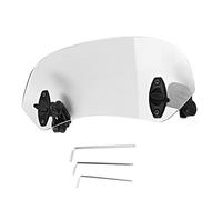VBESTLIFE Accessori per Parabrezza Deflettore Antivento con Clip Regolabile Universale per Moto