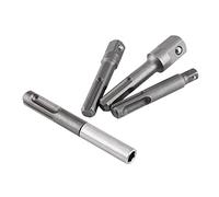 VBESTLIFE Adattatore a Bussola Esagonale SDS Plus da 1/4", Prolunga per Punta da Trapano Quadrata da 1/4" 3/8" /2", Cacciavite Universale in Acciaio Duro per Cacciavite Elettrico, Kit Portatile