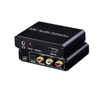 VBESTLIFE Adattatore Audio HDMI ARC a Ottico, Convertitore Audio Digitale-analogico DAC 192 Khz, Uscita Jack Stereo Coassiale L R da 3,5 Mm per Soundbar HDTV
