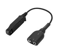 VBESTLIFE Adattatore Cavo Audio, Adattatore Cavo Audio V-9R Plus Walkie Talkie per interfaccia K Porta Auricolare 2 Pin per UV-5R/8885/UV82/UV5RA/UV5RE/UV8D