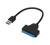 VBESTLIFE Adattatore da USB 3.0 a SATA, Cavo Convertitore per Disco Rigido Esterno per HDD da 2,5 Pollici e 3,5 Pollici, SSD, 5 Gbps con Accelerazione UASP, Sospensione Automatica, per