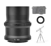 VBESTLIFE Adattatore per Obiettivo per Telecamera telescopica T2-NEX, Obiettivo per telescopio astronomico con innesto a T da 2 Pollici per Telecamera mirrorless NEX