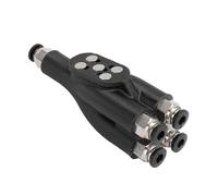 VBESTLIFE Adattatore PTFE 4 in 1 per Lab X1/ / P1S / P1P, Sostituzione della Porta di Espansione del Tubo della Stampante 3D, Connettori per Tubi AMS