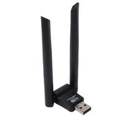 VBESTLIFE Adattatore USB WiFi 6 Bluetooth, 5/2.4Ghz Dual Band, Ricevitore Esterno di Rete Wireless per Laptop PC Desktop, con Doppia Antenna