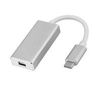 VBESTLIFE Adattatore USB3.1 da Type-c a Mini DisplayPort Adattatore da USB-C a Mini DP per (Argento)
