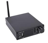 VBESTLIFE Amplificatore Bluetooth, ESS9018K2M CHIP 32 BIT 192KHz Audio di Alta fedeltà con Riproduzione USB Bluetooth 5.3 per Altoparlanti Passivi per Home Theater (Spina europea)