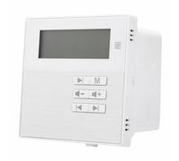 VBESTLIFE Amplificatore Musicale a 4 Vie per Montaggio a Parete, Lettore Audio Wireless Bluetooth 5.3 con Schermo LCD e Telecomando, per L'ufficio del Bar di Casa