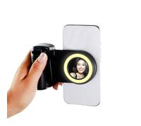 VBESTLIFE Anello Luminoso per Selfie Magnetico, Impugnatura a Scatto con Telecomando Wireless, Luce di Riempimento a LED Ricaricabile, Impugnatura per Fotocamera per Smartphone
