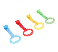 VBESTLIFE Assistente per la Camminata del Bambino Anelli per Tirare su Funzionamento Semplice, Design Ergonomico da 4 Pezzi per Culle per Bambini in Materiale Plastico