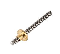 VBESTLIFE Asta filettata T8, 8 mm, codolo con dado in ottone, per stampanti 3D (100 mm)