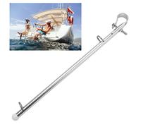 VBESTLIFE Asta Portabandiera per Barche da 40 Cm, Accessori Hardware per Aste Portabandiera per Yacht Marini con Montaggio su Guida in Acciaio Inossidabile