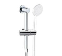 VBESTLIFE Asta Scorrevole con Supporto per Soffione, Angolo e Altezza Regolabili, Supporto per Soffione Doccia per Bagno, Montaggio a Parete