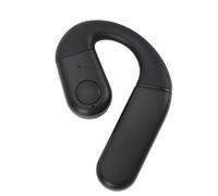 VBESTLIFE Auricolare Bluetooth a Orecchio Singolo, Conduzione Ossea BT V5.5 Auricolare con Cancellazione del Rumore, Microfono Ruotabile a 180 °, Riproduzione di 30 Ore, per lo Sport, Guida
