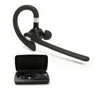 VBESTLIFE Auricolare Bluetooth, Auricolare Wireless Bluetooth 5.4 con Microfono a Cancellazione del Rumore ENC, 36 Ore di Conversazione, Display LED, IPX6, per Camionista Aziendale