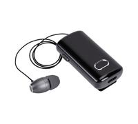 VBESTLIFE Auricolare Bluetooth, Auricolare Wireless con Clip Retrattile con Display Digitale, 200 Ore in Standby per Giochi Aziendali (GREY)