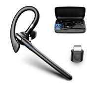 VBESTLIFE Auricolare Bluetooth, Auricolare Wireless Monoorecchio con Microfono a Cancellazione di Rumore e Dongle USB, Bluetooth 6.1 per Camionisti