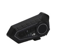 VBESTLIFE Auricolare Bluetooth per Casco, Bluetooth 6.0 con Doppia Cancellazione del Rumore, Durata della Batteria di 20 Ore, Resistente All'acqua IPX6, Luci RGB