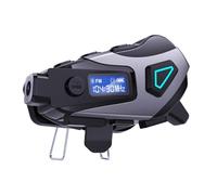 VBESTLIFE Auricolare Bluetooth per Casco Moto con Fotocamera 1080P, Altoparlanti per Casco con Microfoni, Citofono/chiamata in Vivavoce/musica/resistente All'acqua/cancellazione del Rumore