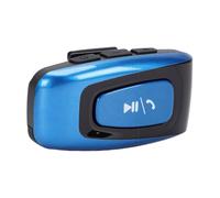 VBESTLIFE Auricolare Bluetooth per Casco Moto, Durata della Batteria 18 Ore IPX6 Resistente All'acqua CVC con Cancellazione del Rumore Risposta Automatica con Wireless 5.0, per Tutti i