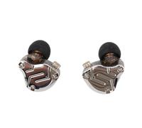 VBESTLIFE Auricolare Cablato con Controllo in Auricolare Musicale HiFi 1DD+4BA Driver Ibrido per L'uso Quotidiano, Cuffie Intrauricolari Cablate da 3,5 Mm con Microfono e Cavo Staccabile per un (#10)