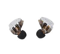 VBESTLIFE Auricolare HiFi in Metallo da 3,5 Mm con Driver Ibrido 1DD+4BA su un Lato, Confortevole da Indossare per Utenti Attivi, Cuffie Intrauricolari Cablate per un Isolamento Acustico di Alta (#10)