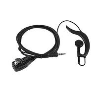 VBESTLIFE Auricolare per Wakie Talkie 3.5mm Ear Hook Earpiece con PTT Button Mic Speaker Singolo Auricolare Mic Interfono Cuffie in-Ear per Walkie Talkie