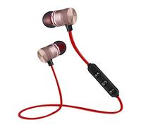 VBESTLIFE Auricolare Senza Fili,Magnete Wireless Bluetooth 4.1 Sport Auricolari Stereo con Microfono per iOS/Android(Oro)