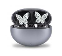 VBESTLIFE Auricolari a Clip Ispirati Ai Gioielli con Orecchini a Farfalla, Cuffie Wireless Bluetooth 6.0 con Orecchio Aperto e vestibilità Comoda per le Donne