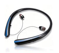 VBESTLIFE Auricolari Bluetooth con Archetto da Collo, Cuffie Wireless Retrattili con Microfono, Bluetooth 5.3 IPX5 Resistente Al Sudore CVC 8.0 con Cancellazione del Rumore, per Corsa, (BLUE)
