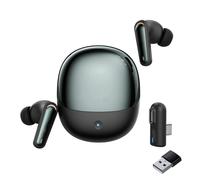 VBESTLIFE Auricolari da Gioco Wireless, Auricolari Dual Mode Bluetooth 5.4 2.4G con Microfono ENC e Dongle USB C per Telefono Tablet Laptop PC Console di Gioco VR (BLACK)