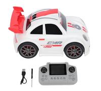 VBESTLIFE Auto da Drift RC con Fotocamera, Tracciamento Intelligente AI, Schermo Integrato da 2,4 Pollici e Scheda 8G, Giocattolo Sportivo da Corsa per Adulti, Ragazzi, Ragazze e Bambini (WHITE)
