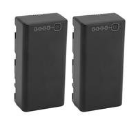 VBESTLIFE Batteria Intelligente WB37, Batteria Al Litio Sostitutiva del Trasmettitore Drone 4920mAh 7,6V RC per RC Plus, per CrystalSky, per Telecomando Cendence (2 pacchi)