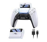 VBESTLIFE Batteria Ricaricabile per 2 Pro, Kit di Riproduzione e Ricarica per Controller di Gioco con Display LED, 2000 MAh, Design Senza Fili, Tipo C (1 pezzo)