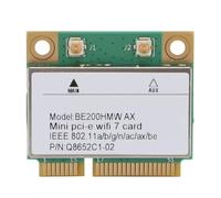 VBESTLIFE BE200HMW Scheda Mini PCI E WiFi 7, Bluetooth 5.4, Scheda di Rete Wireless Gigabit a 2 Bande 8774Mbps per per Linux, per Chrome OS (Nessuna Antenna)
