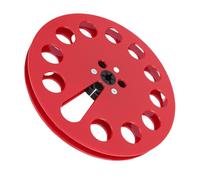 VBESTLIFE Bobina da 1/4 da 7 Pollici, Bobina a Nastro Vuota per Bobina per Bobina a Nastro Lettore con 12 Fori, Sostituzione Universale per i Mazzi a Nastro Vintage di Studer (rosso)