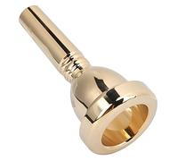 VBESTLIFE Bocchino per Trombone, Ottone Placcato Argento 5G, Tono Stabile, Ricambio per Trombone Tenore, Gambo Largo, Resistente Alla Corrosione 12,7 Mm, Design Compatto per un Facile Trasporto (GOLD)