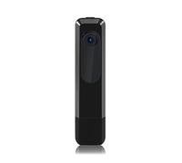 VBESTLIFE Body Camera, Mini Fotocamera Indossabile per PC, USB 1080P 30fps Videocamera Portatile Montata sul Corpo, per Forze Dell'ordine, Guardie di Sicurezza, Riunioni, Presentazioni