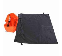 VBESTLIFE Borsa per Corda con Telo Pieghevole, Portaoggetti per Corda da Arrampicata Resistente per Arrampicata su Roccia, Campeggio, Escursionismo, Tracolla, Organizzatore di Attrezzi e Protezione