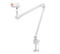 VBESTLIFE Braccio per Microfono, Supporto per Microfono Resistente Regolabile a 360° con Morsetto per Montaggio su Scrivania e Clip per Microfono per Giochi Podcast, per Microfoni da