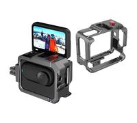 VBESTLIFE Cago di Cornice in Alluminio per Insta Go 3/ 3s, Custodia per Alloggi Durevoli Protettivi in Metallo con Porta di Espansione delle Scarpe Fredde