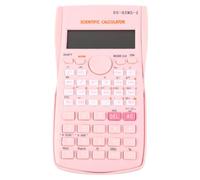VBESTLIFE Calcolatrice Scientifica, 240 Funzioni a 12 Cifre Calcolatrice Multifunzione Display Grande con Copertura Rigida per il College delle Scuole Superiori (PINK)