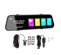 VBESTLIFE Camera da Specchio Posteriore 4K Camera da 9,66 Pollici di Touch Screen Camma Posteriore Anteriore Registrazione di Backup Impermeabile Ad Angolo Largo 170 °